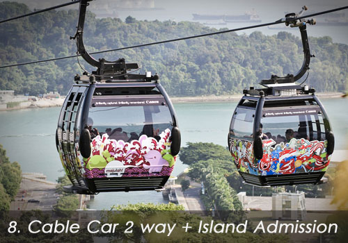 8. Cable Car 2 way + Island Admission